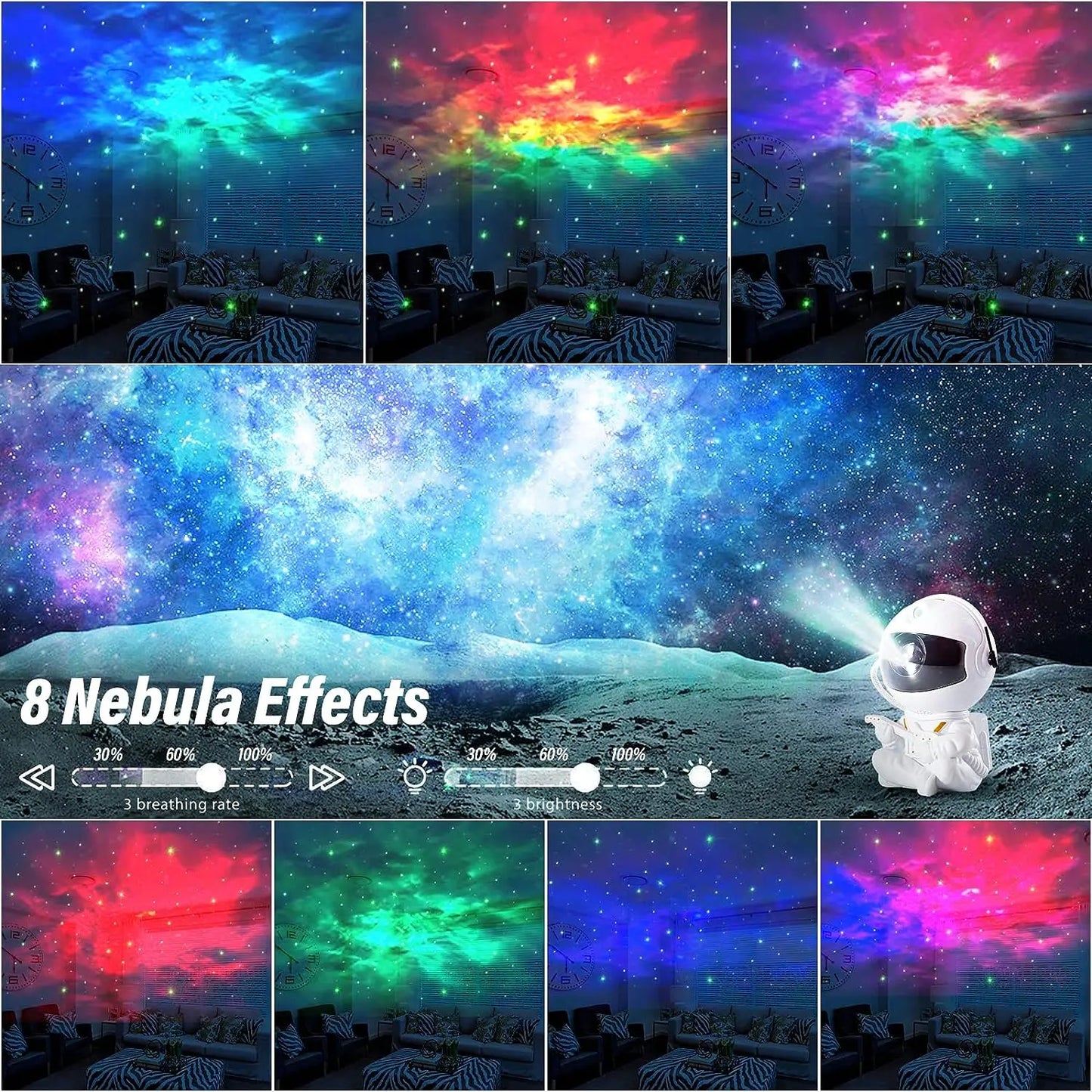 Premium Astronaut Galaxy Star projector